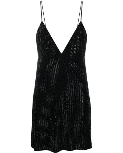 DSquared² Strass Mini Dress - Black
