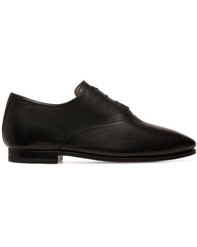 Bally Leather Oxford Shoes - Black
