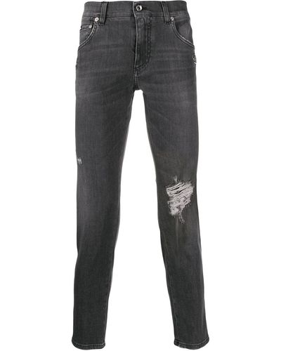 Dolce & Gabbana Distressed Skinny Jeans - Multicolor