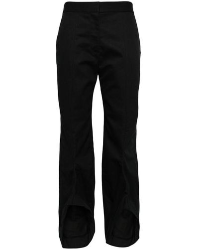 Puppets and Puppets Trumpet Cotton Pants - Black