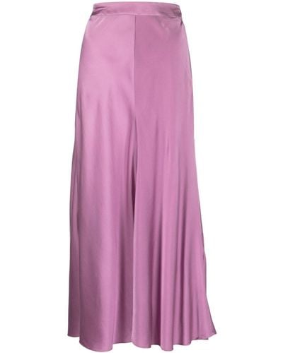 Forte Forte Bias-cut Silk Skirt - Purple