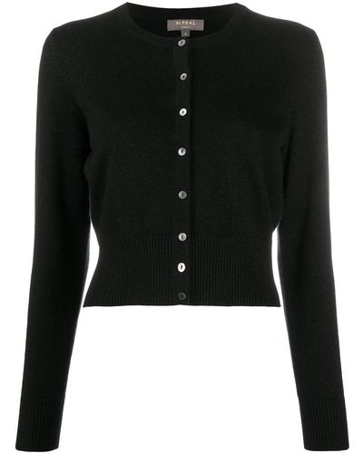 N.Peal Cashmere Cardigan - Nero