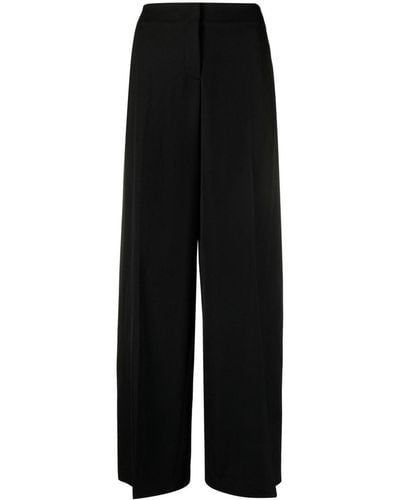 The Row Pipa Wide-leg Tailored Pants - Black