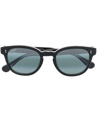 Maui Jim Sonnenbrille mit rundem Gestell - Blau