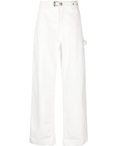 Objects IV Life Wide-leg Clasp Jeans - White