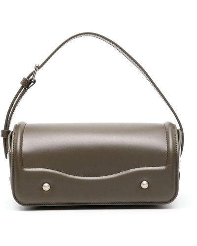 Lemaire Ransel Leather Tote Bag - Grey