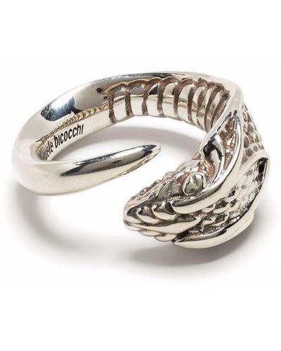 Emanuele Bicocchi Serpent-wrap Ring - Metallic