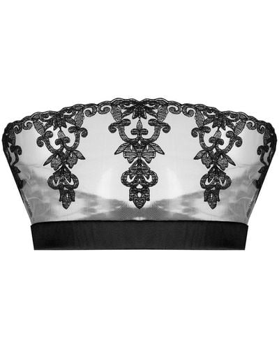 Fleur Of England 'Onyx' BH mit Spitze - Schwarz