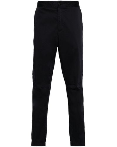 Stone Island Compass-patch Tapered Pants - Blue
