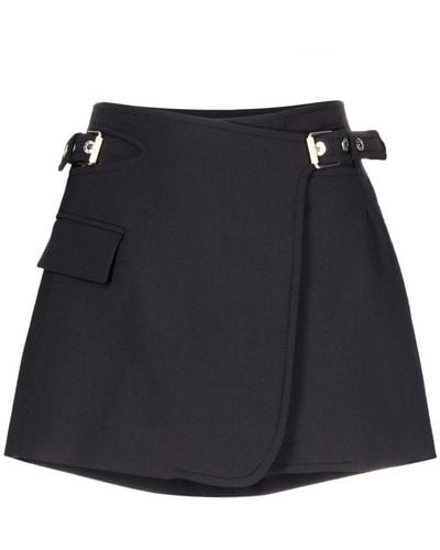 Dion Lee Interlock A-line Mini Skirt - Black