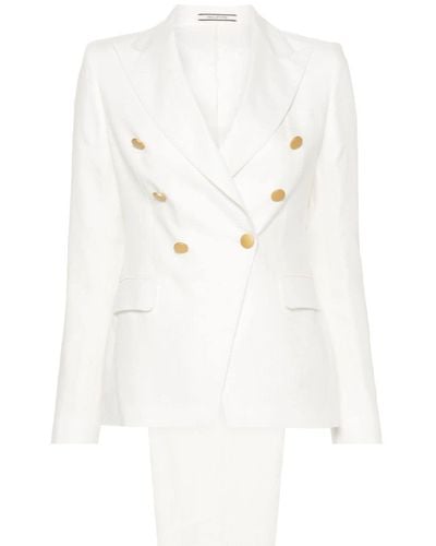 Tagliatore Alicya double-breasted suit - Blanc