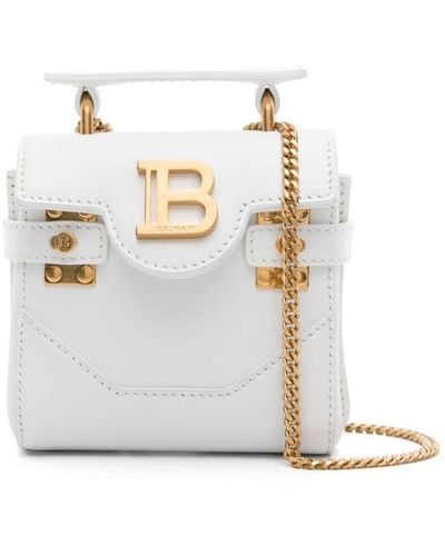 Balmain Mini B-Buzz Handtasche - Weiß