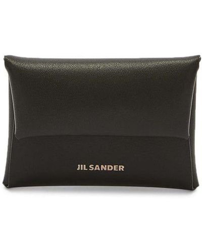 Jil Sander Mini Leather Coin Purse - White