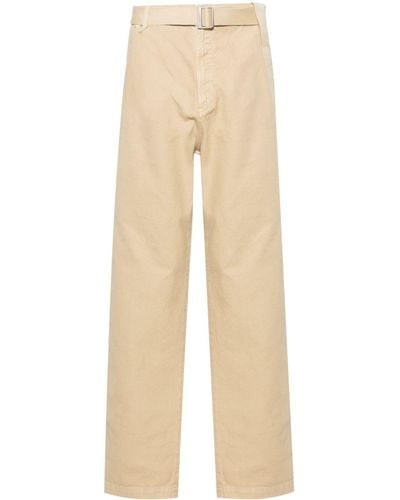 Jacquemus Le Pantalon Marrone Workwear Trousers - Natural