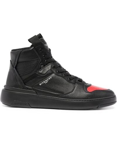 Givenchy Baskets Wing à détails en mesh - Noir