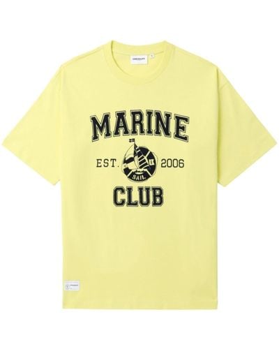 Chocoolate T-Shirt mit grafischem Print - Gelb