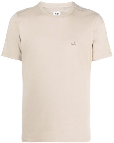 C.P. Company T-shirt en coton à imprimé signature - Neutre