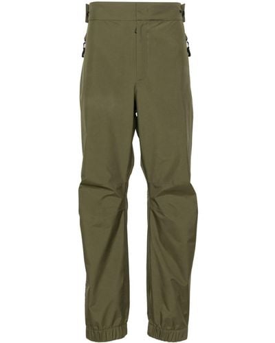 3 MONCLER GRENOBLE Mid-rise Tapered Performance Trousers - Green
