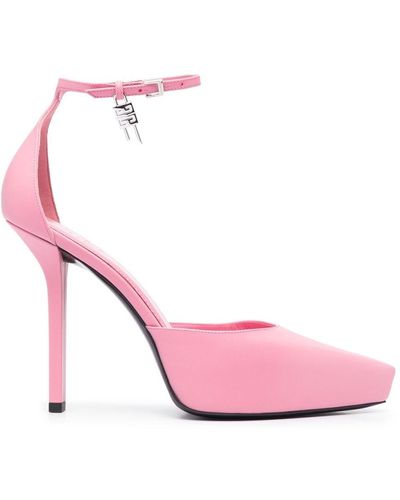 Givenchy G-lock Leather Platform Court Shoes - Pink