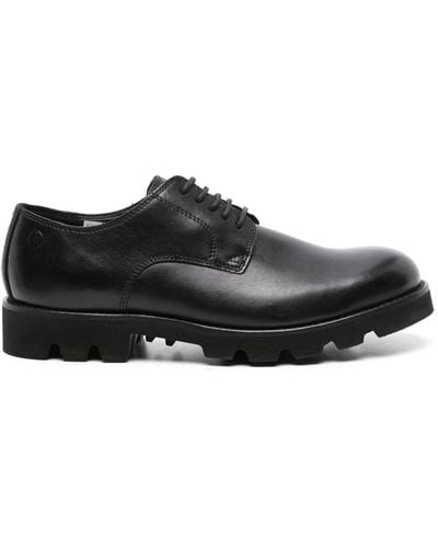 Clarks Badell Walk Derby Shoes - Black