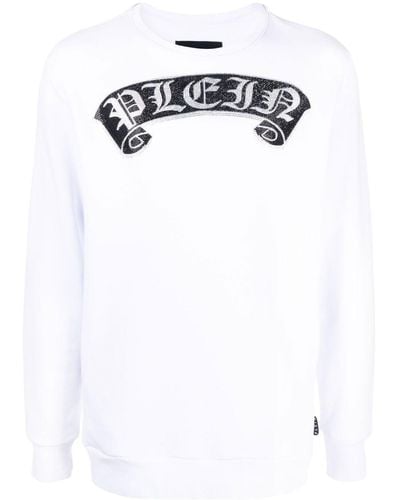 Philipp Plein Gothic Plein Sweatshirt - Weiß