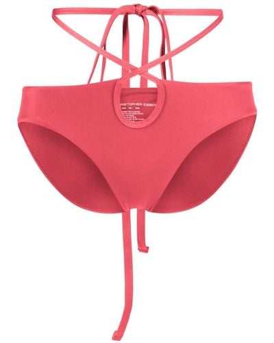 Christopher Esber Looped Tie Bikini Bottoms - Pink