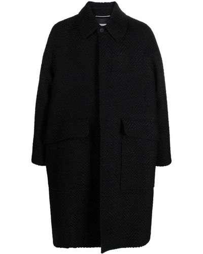 PT Torino Manteau à simple boutonnage - Noir