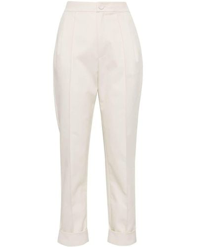 Dice Kayek Pantalon à coupe droite - Blanc