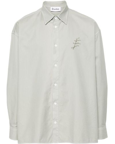 Etudes Studio Illusion Thorns Pigeon Shirt - White