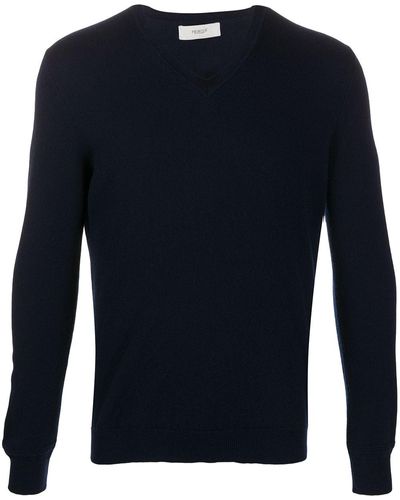 Pringle of Scotland Cashmere Long-sleeve Sweater - Blue