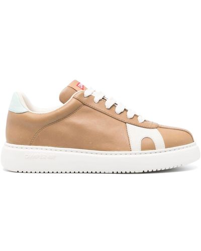 Camper Runner K21 Twins Leather Trainers - Brown
