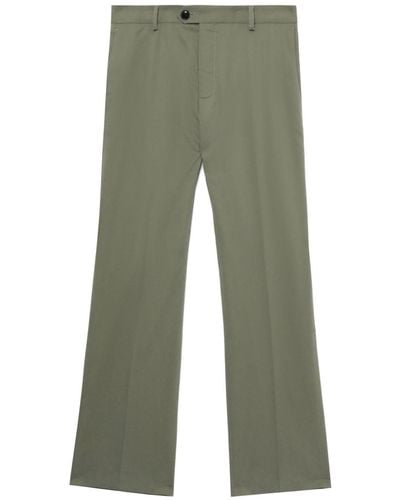 A Kind Of Guise Pressed-crease Trousers - Green