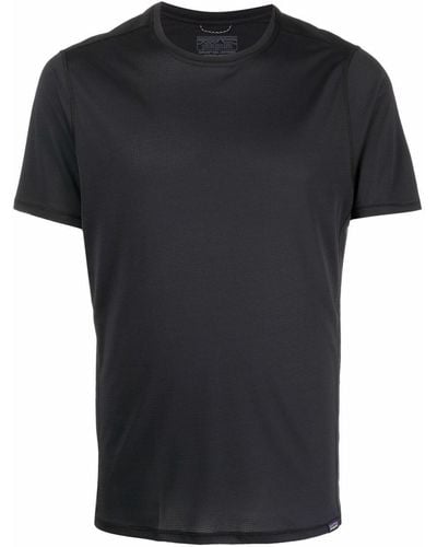 Patagonia Camiseta Capilene Cool con cuello redondo - Negro