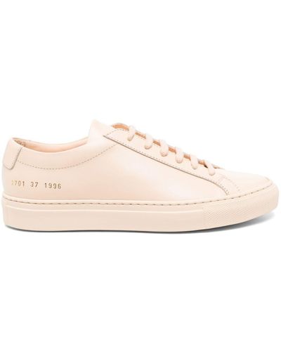 Common Projects ローカット レザースニーカー - ピンク