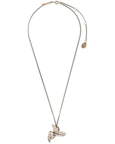 JW Anderson Flying Penis Necklace - Metallic