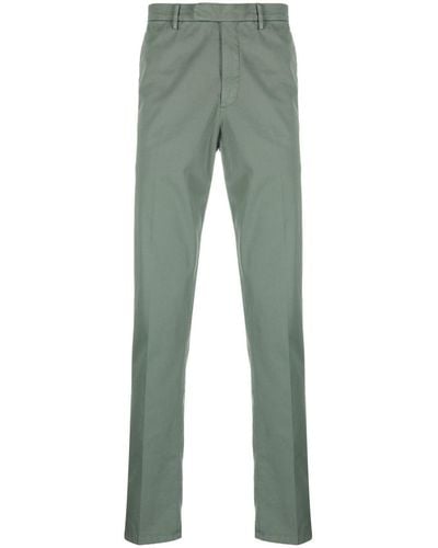 Boglioli Pantalon chino en coton à design stretch - Vert