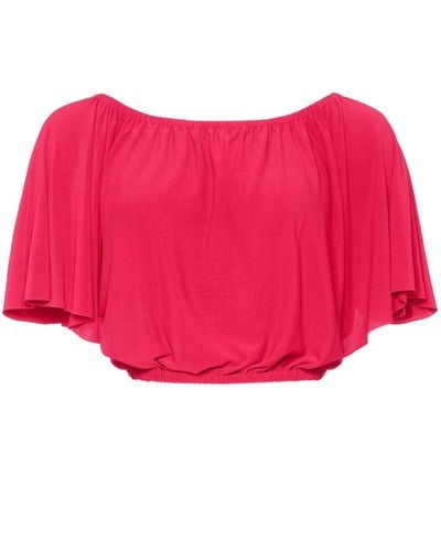 Eres Solal Cropped Top - Red
