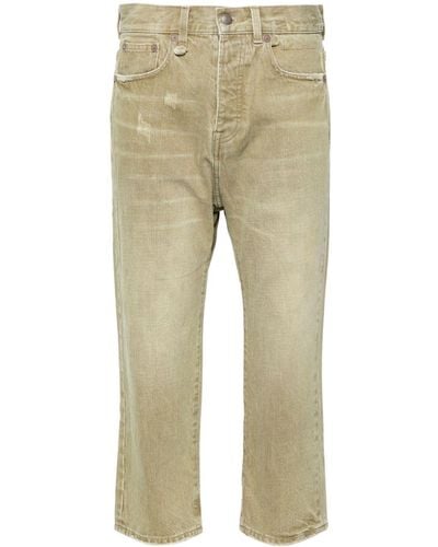 R13 Low-rise Cropped Jeans - Naturel