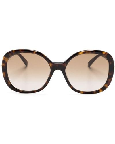 Stella McCartney Sc40073i Jackie O-frame Sunglasses - Natural