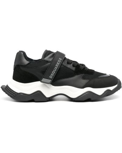 DSquared² Wave Mesh Trainers - Black