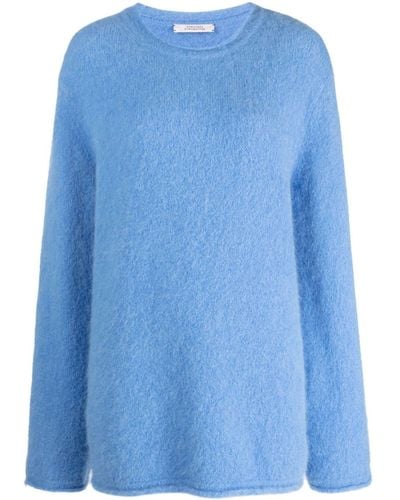 Dorothee Schumacher Jersey con cuello redondo y manga larga - Azul