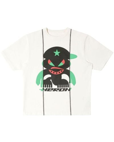 Heron Preston T-Shirt mit Monster-Print - Weiß
