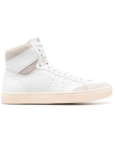 Officine Creative Knight High-top Leather Trainers - White