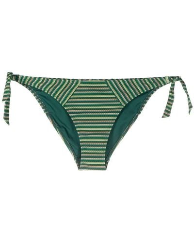 Marlies Dekkers Slip bikini a righe - Verde
