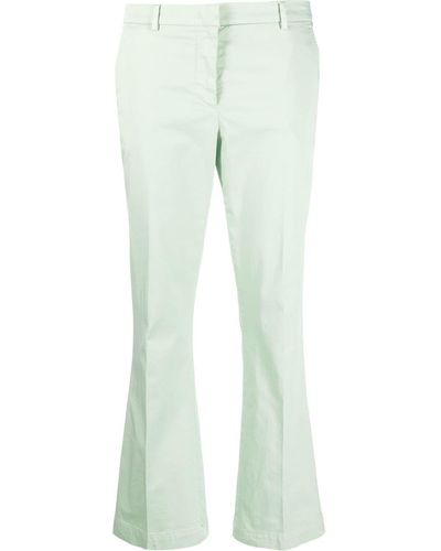 PT Torino Low-rise Four-pocket Cropped Trousers - Green
