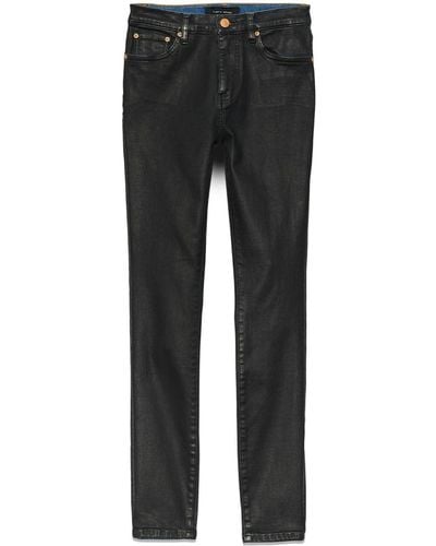 Purple Brand P001 Mid-rise Straight-leg Jeans - Black