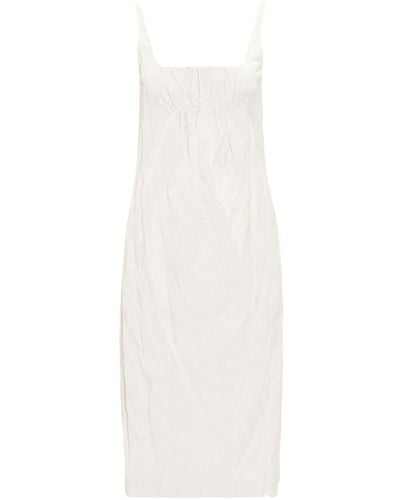 Altuzarra Jerry Ruched Midi Dress - White