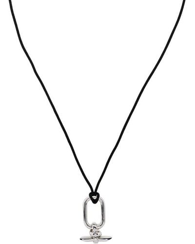 CAPSULE ELEVEN Cartouche Pendant Necklace - Metallic