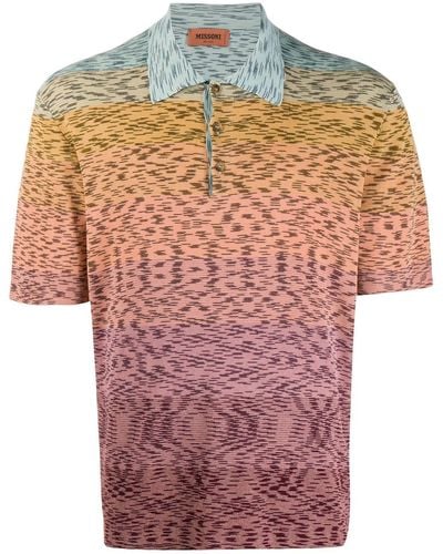 Missoni Knitted Polo Shirt - Pink