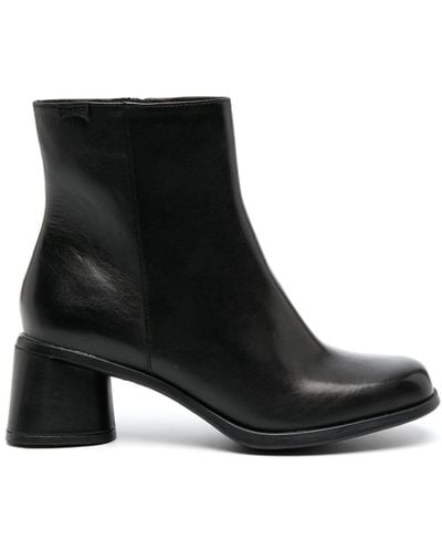 Camper Kiara Ankle Leather Boots - Black